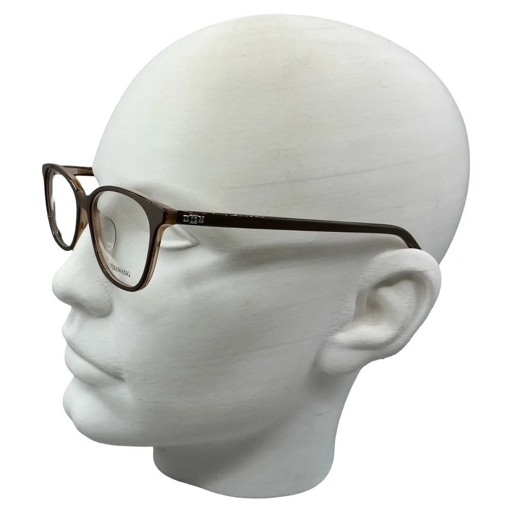 Vera Wang VA66 BR Brown Cat Eye Eyeglasses Frames 53-15-140 Asian Fit Womens